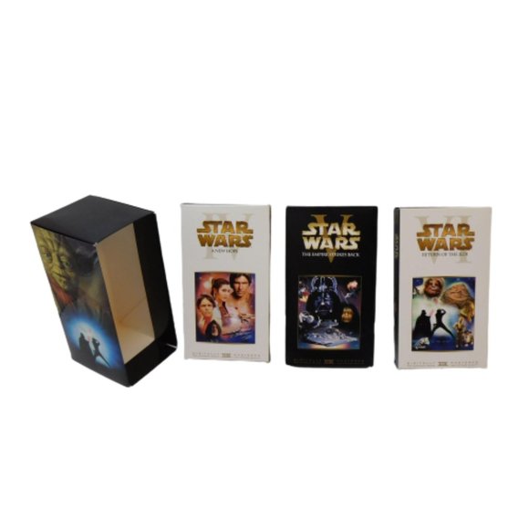 Star Wars Trilogy VHS 2000 Return Of The Jedi  A New Hope  Empire Strikes Back - Picture 2 of 9